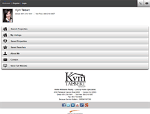 Tablet Screenshot of kymtalbert.com